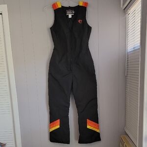 Vintage Arcticwear Arctic Cat Womens Small Suspender Snowmobile Overalls
